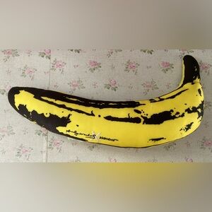 Kidrobot Andy Warhol Yellow Banana Medium Plush